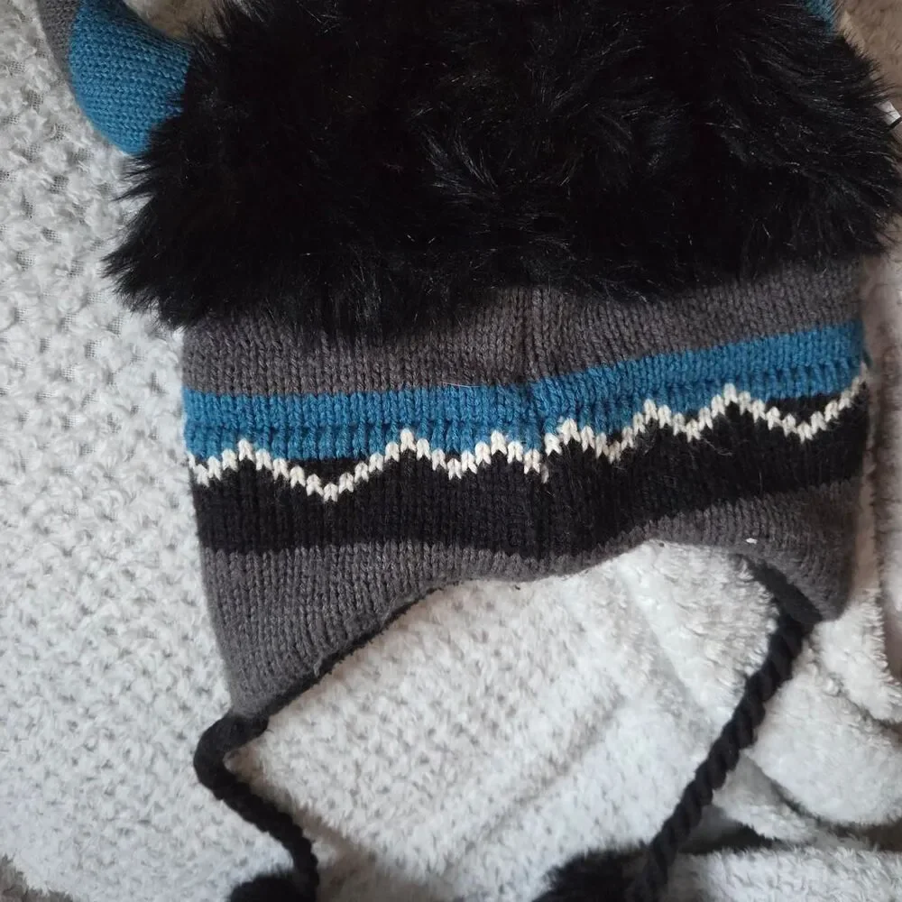 ABG Monster hat horn scarry eyes